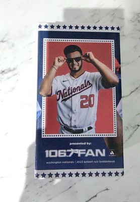 NEU Keibert Ruiz #20 Washington Nationals SGA 106.7 The Fan Bobblehead Box MLB