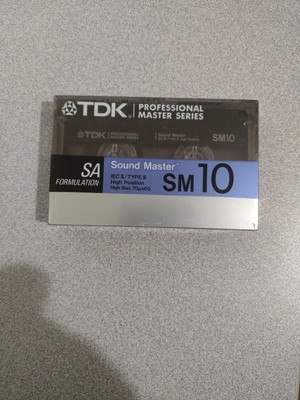 TDK SM10 Professional Master Series Sound Master Type II Cassette Tape (Sealed)
