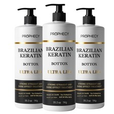 Queratina Bottox Alisamiento Brasile a Brillo Forte No Formol Prophecy 3PACK