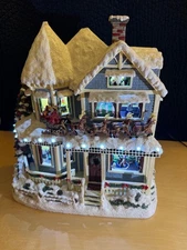 Thomas Kinkade "The Night Before Christmas" Story House Hawthorne Village