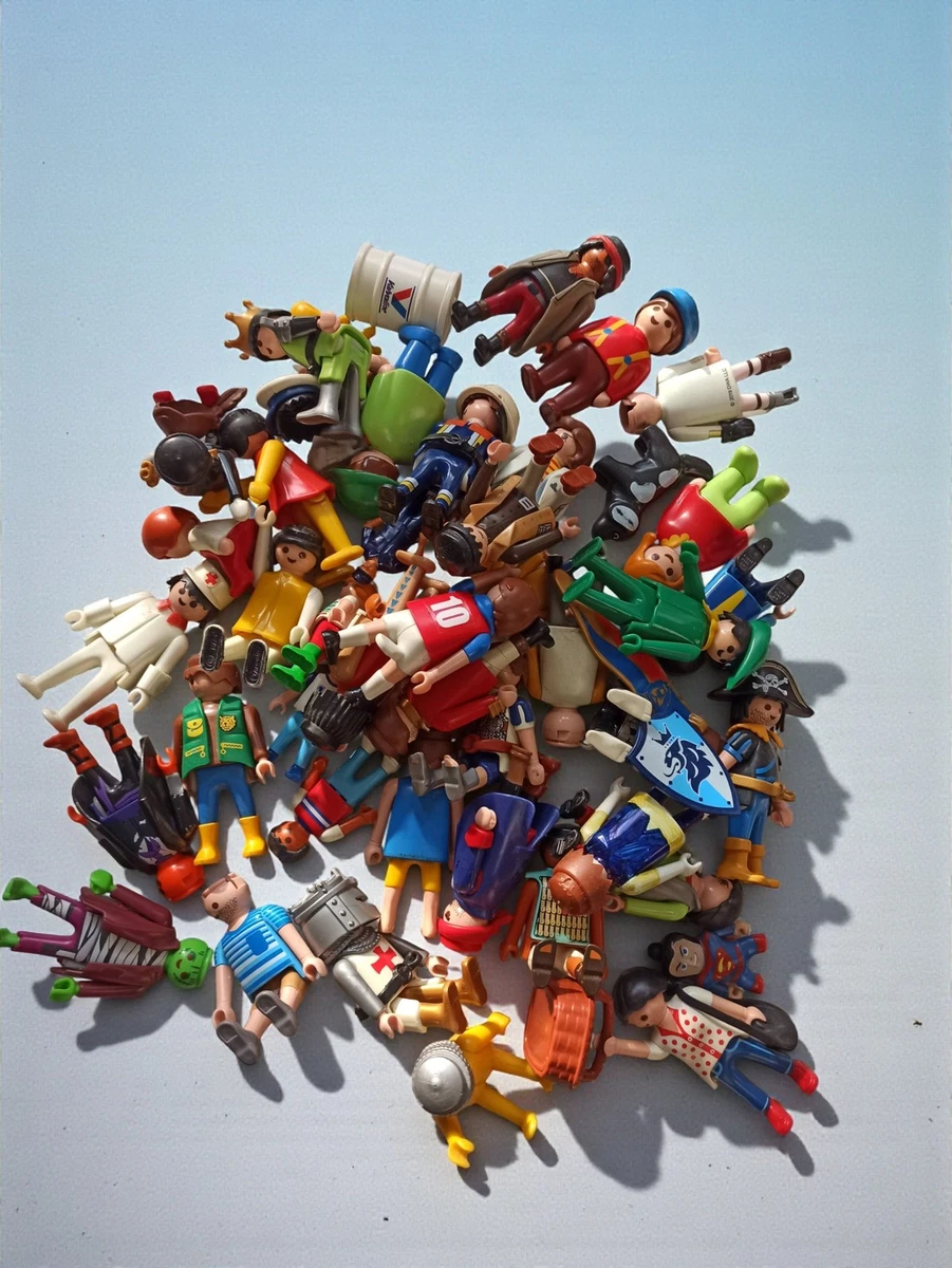 Gros Lot De Playmobil D'occasion En Vrac - Mix De Pièces Et Figurines