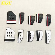 JDM Pedal Cover Set with Anti-Skid Foot Rest for Manual & Automatic Cars