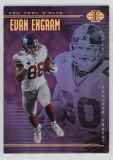 2018 Illusions Trophy Collection Pink 55/75 Evan Engram Jeremy Shockey #47 1dm4