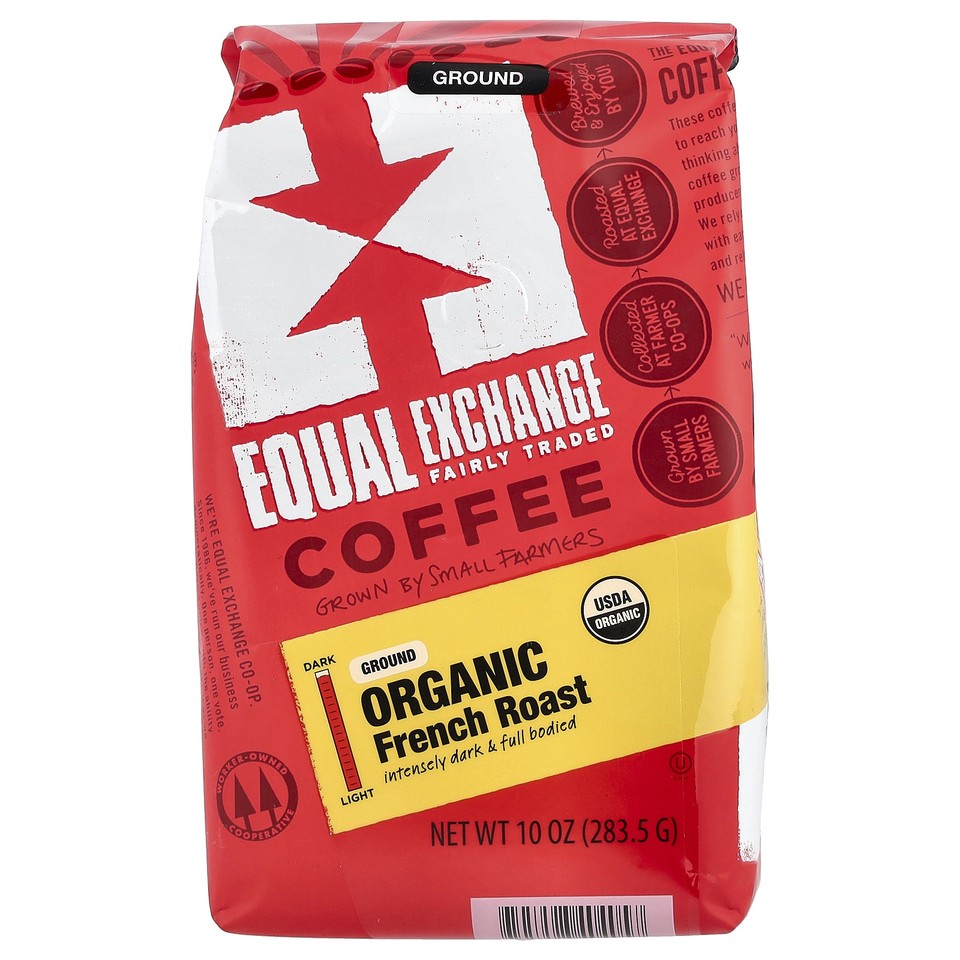 Organic Coffee, Ground, French Roast, 10 oz (283.5 g)