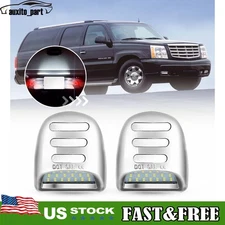 [Bumper Matching Chrome]OLED Tube LED License Plate Light Lamp For 99-13 Sierra