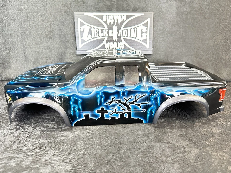 CUSTOM PAINTED RC SHORT COURSE BODY TRAXXAS SLASH ARRMA SENTON LOSI TENACITY - Image 3 of 4