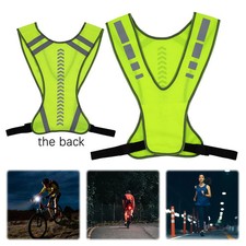 Motorcycle Safety Jacket Breathable High Visibility Running Vest Adjustable Secu