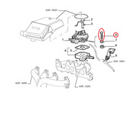 Schraubbefestigung DrosselklappengehäUse Fiat Uno - Lancia Y10 Original 7738205