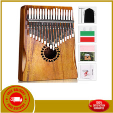 Kalimba Thumb Piano 17 Keys, Portable Mbira Finger Piano Gifts for Kids, Adults