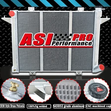 ASI For 1991~1993 Dodge D250 D350 W250 W350 Cummins 5.9L 3 Row Radiator Aluminum