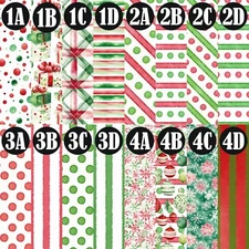 Christmas Watercolor Pattern Vinyl, Christmas Pattern Heat Transfer Vinyl, HTV
