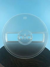 Burlington Recording 1/4"x7" Clear Heavy Duty Small Hub Plastic Reel in Box