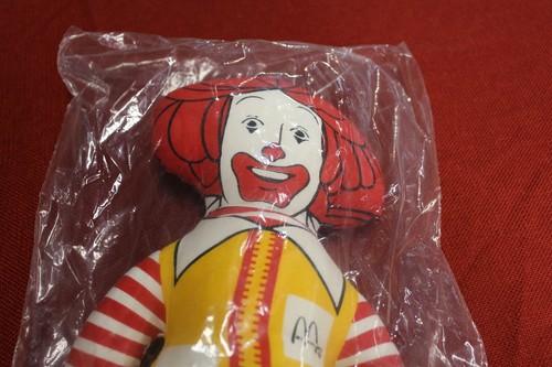 ronald mcdonald plush doll