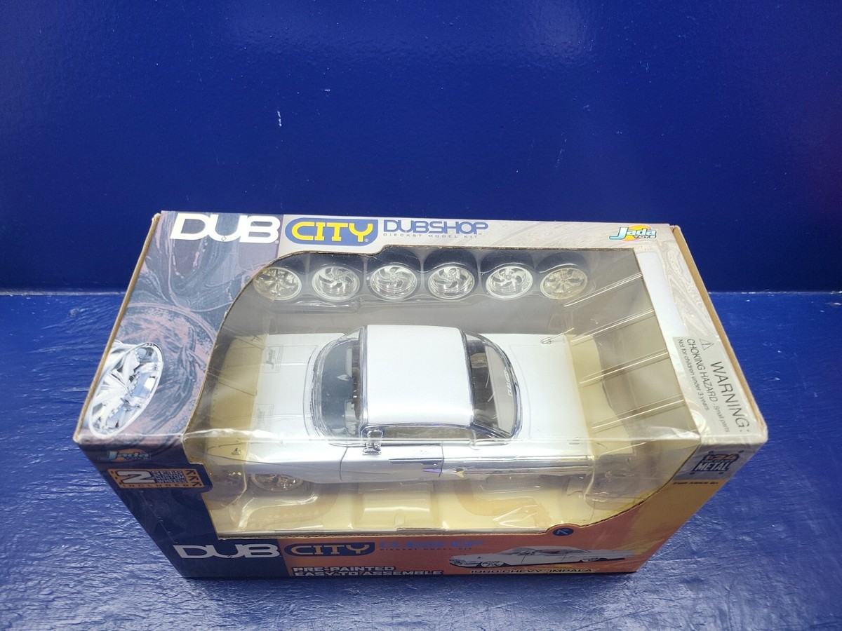 Jada Dub City Dubshop White 1960 Chevy Impala 1/24 Spintek ST