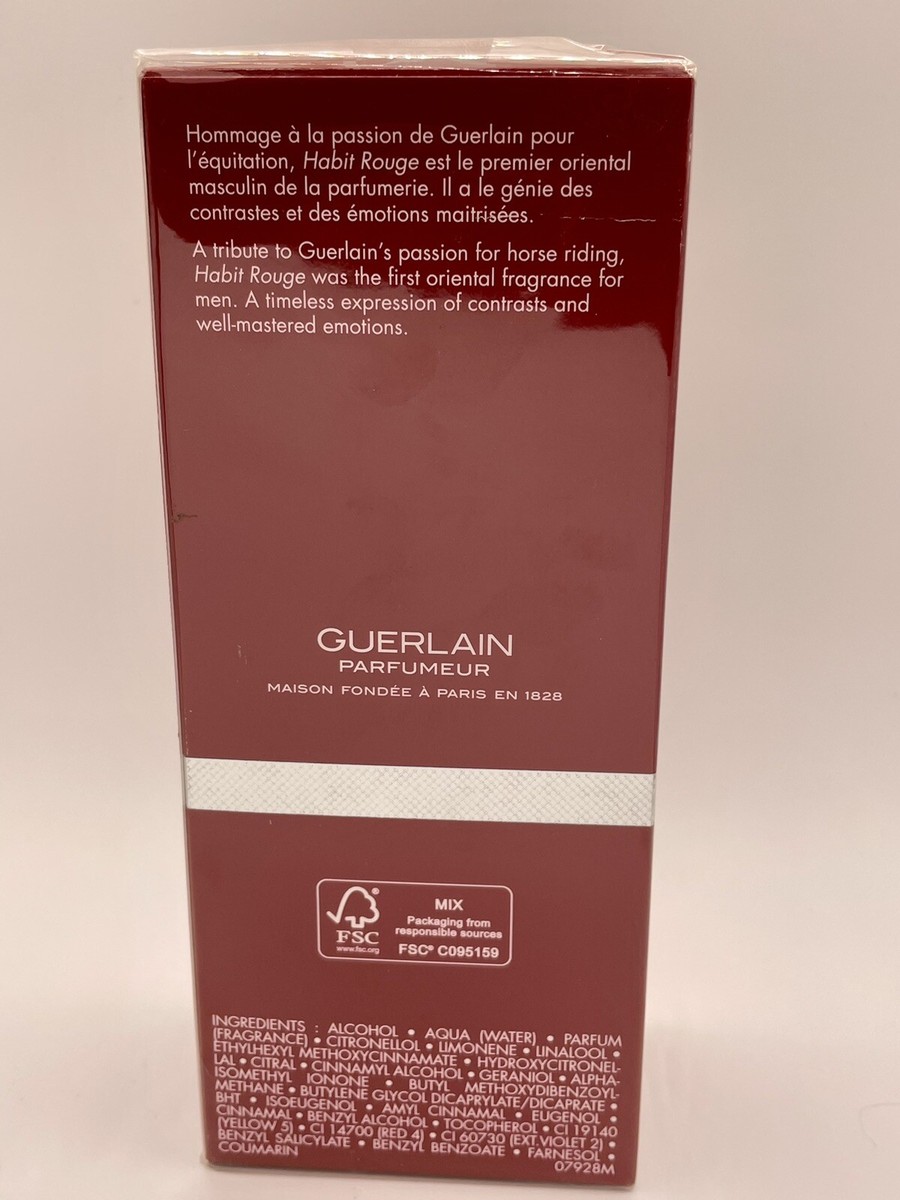 今日の夜までSALE！【Guerlain】Habit Rouge 200ml Buy Guerlain Habit Rouge Edt 200 Ml