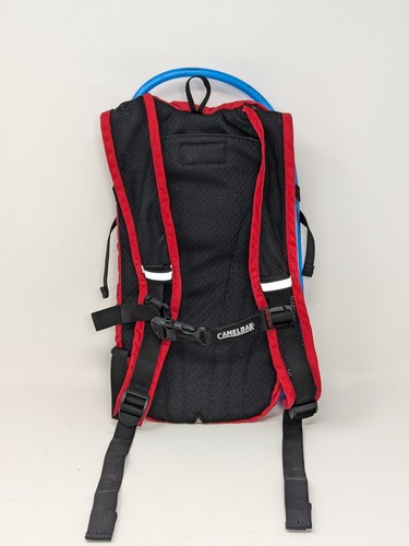 Kids Youth Camelbak Red Black Flames Mini Mule 50oz Hydration Backpack - Picture 2 of 8