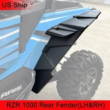 4pcs Rear XXL Extended Fender Flares Compatible with Polaris RZR 1000 2014-2023