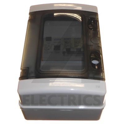 Unidad De Consumo De 6 Vías 63 Amp RCD Y 6x MCB Disyuntores 6A 16A