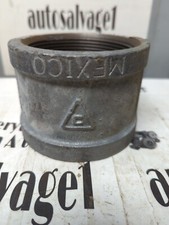 UNBRANDED,3 INCH,GALVANIZED 3" THREADED PIPE COUPLING NOS