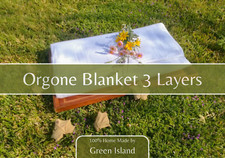 Orgone Blanket 3 Layers - Dimensions 80 cm x 50 cm - Colour White - Wellness