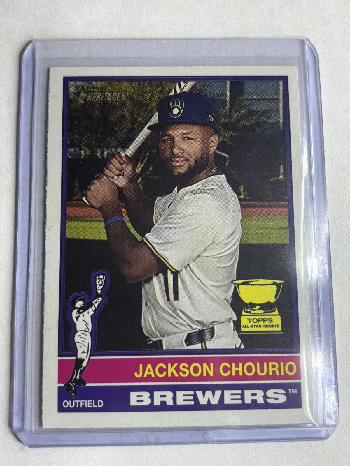 2025 Topps Heritage - Alternate Cartoon Variation Jackson Chourio #106