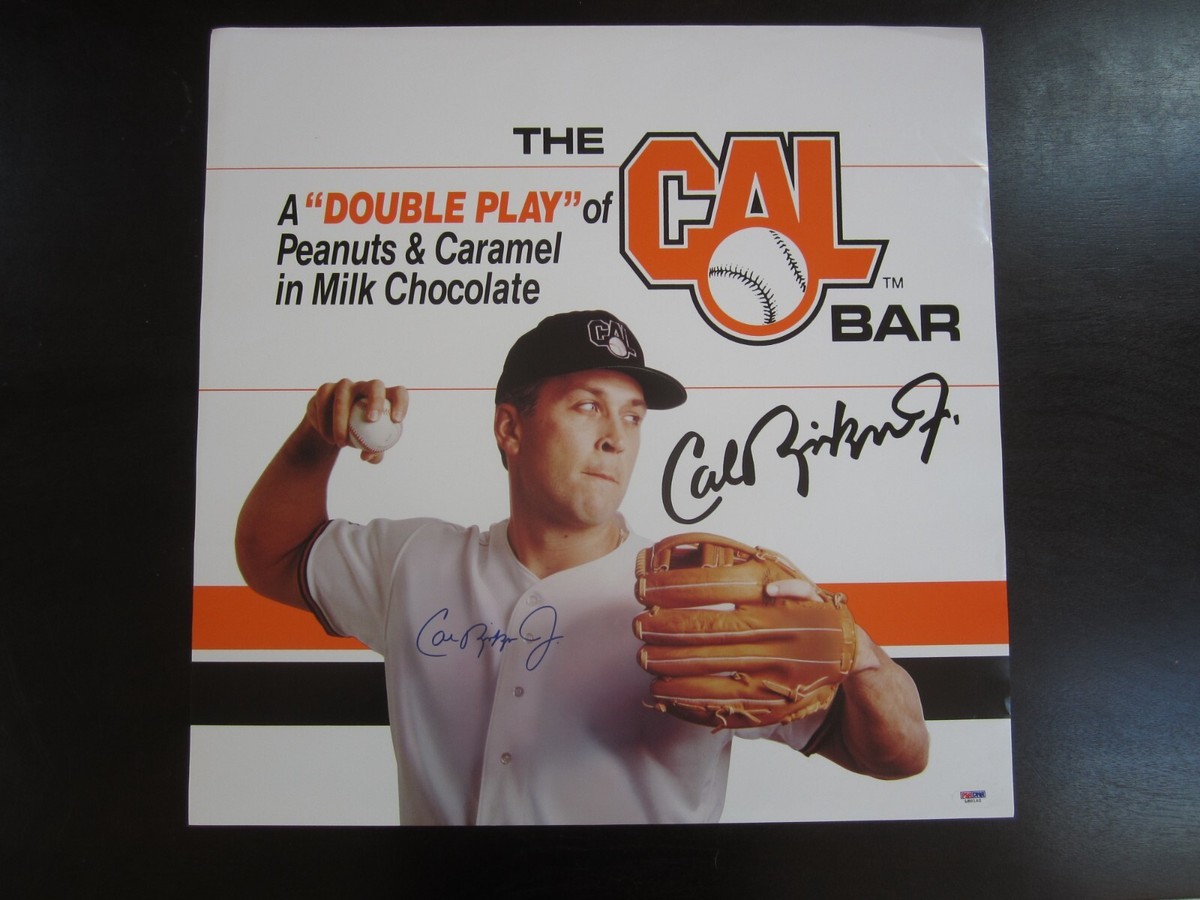 Cal Ripken Autograph Signed Auto 20 X 20 Candy Bar Poster PSA/DNA