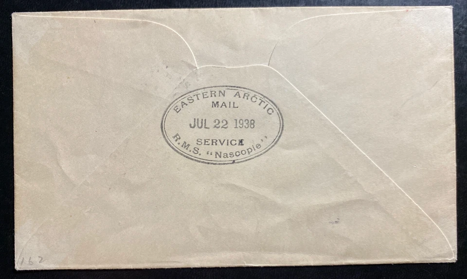 1938 Lake Harbour Canada Arctic Anual Voyage First Day Cover To USA RMS Nascopie - Image 2 of 2