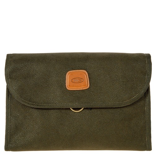 Bric's Life Tri-Fold Traveler Toiletry Bag with Hanging Hook & Dust Cover - NWT