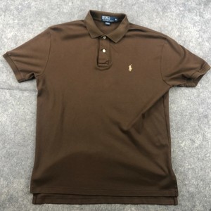 mens brown ralph lauren polo shirt