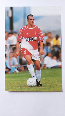 Willy Sagnol Autogrammkarte Rookie ASM AS Monaco Frankreich Satzkarte EX Bayern
