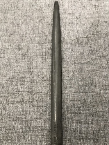 Vintage Antique F.Dick 14” Oval Sharpening Steel Wooden Handle Germany Very Rare - Picture 8 of 9