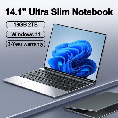 14.1''Ultra Slim Laptop 16GB RAM 2TB SSD