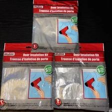 Tool Bench Hardware Door Insulation Kit - Clear Shrink Film for One Door-3 Total