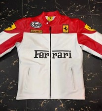 Ferrari Motorcycle Leather Jacket Vintage Rare 2004 World Champion Racing Jacket Ferrari Motorcycle Leather Jacket Vintage Rare 2004 World Champion Racing Jacket