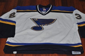 st louis blues game worn jersey