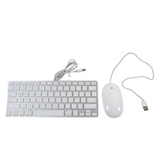 Apple A1242 Wired Keyboard and A1152 Wired Mouse White