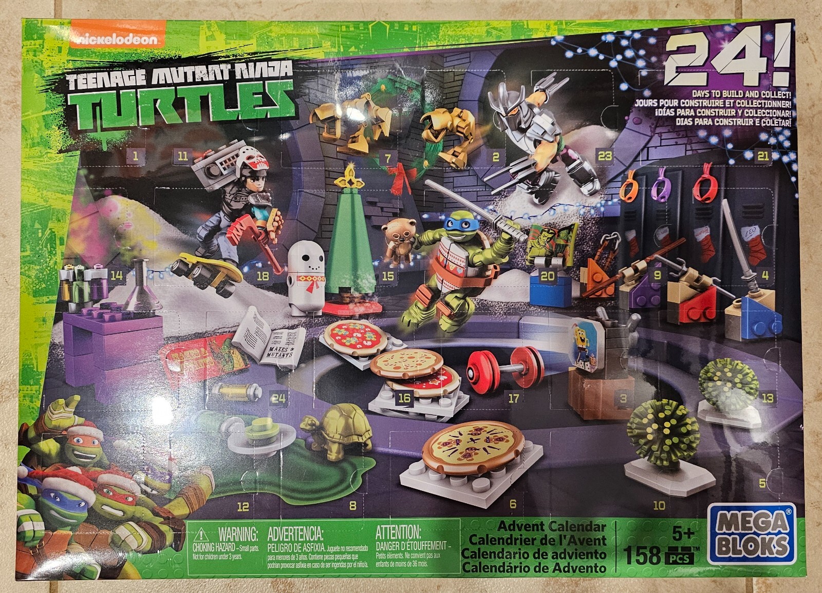 New Teenage Mutant Ninja Turtles Mega Bloks Advent Christmas Calendar | eBay