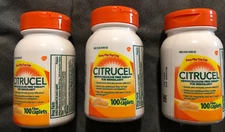 New Lot Of 3 Bottles Citrucel Fiber Therapy 100x3 Caplets 300 6/2026 Digestion