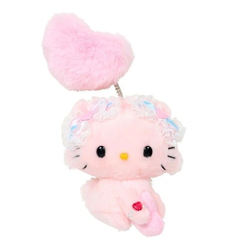 Peluche Cœur Sanrio Charmmy Kitty – Miel Mignon, Mascotte 2024, Rose