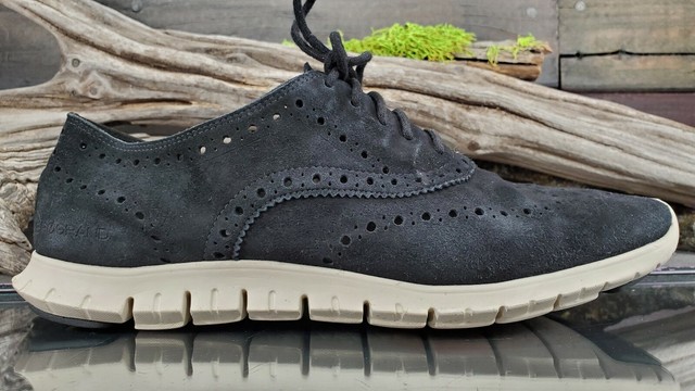 cole haan zerogrand black suede