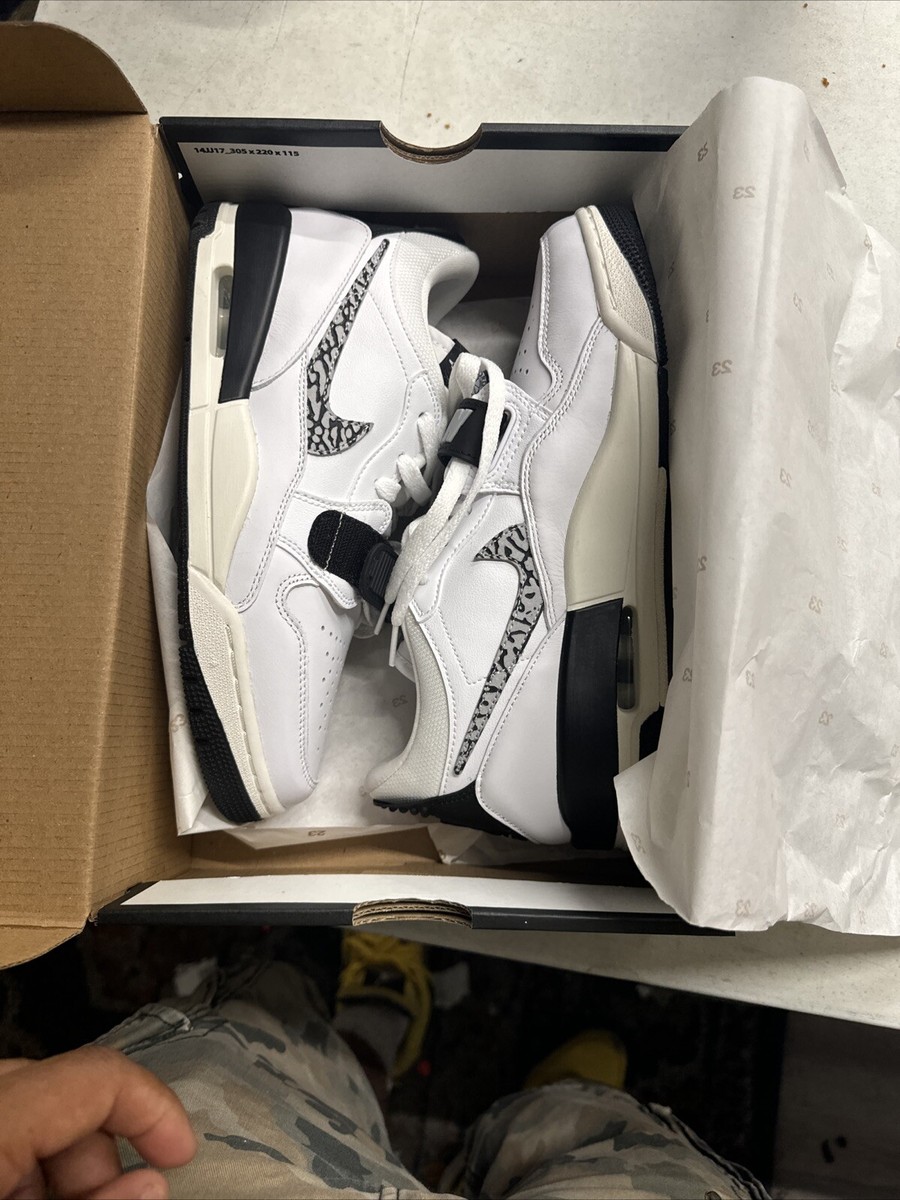 Men's Jordan Legacy 312 Low White/Wolf Grey-Black-Sail