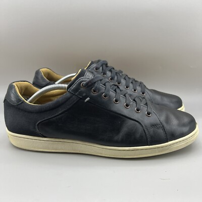 Cole Haan Shapley Shoes Men Size 12 M Black Leather Lace Up