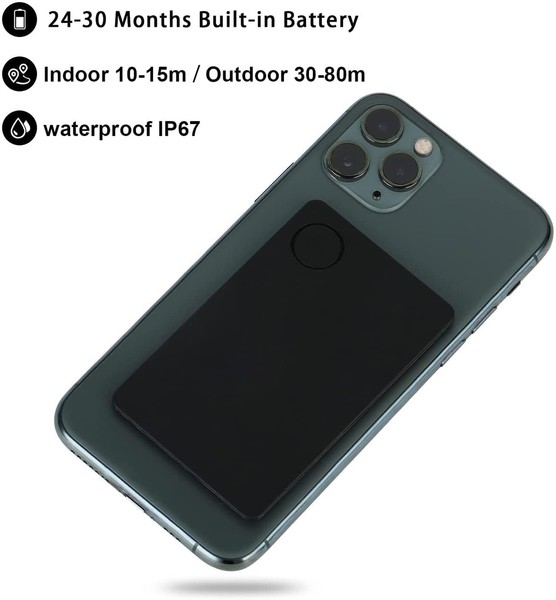 Alternate view of Wallet Tracker Finder Locator, Small Slim Gps Credit Debit Card Find Wal...