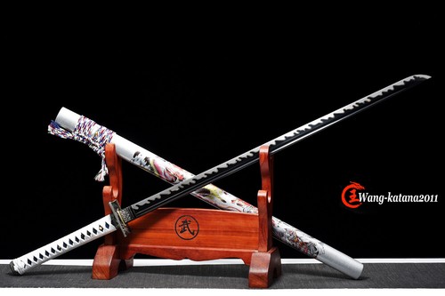 Espada Recta Ninjato 1095 Acero al Carbono Japonesa Ninja Fulltang - Imagen 2 de 12