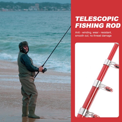 Mini Portable Fishing Rod Carbon Telescopic Pollination Travel Pocket - Picture 7 of 12