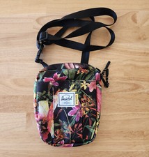 Herschel Supply Co. Hofman Floral Tropical Cruz Crossbody Bag Adjustable Strap