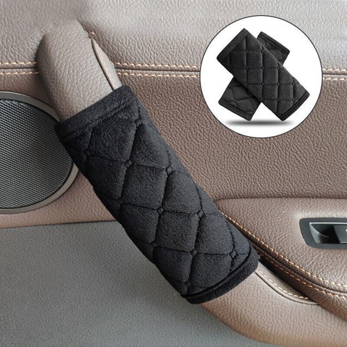 2pcs Soft Plush Armrest Handle Protector Car Interior Door Handle Cover Handrail - Picture 3 of 24