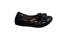 Nina Girls Ballet Flats Casual Shoes Size 1 Black With In Front