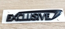 Vauxhall Opel EXCLUSIVE Limited Black Emblem Badge Logo Schriftzug GM 39098014