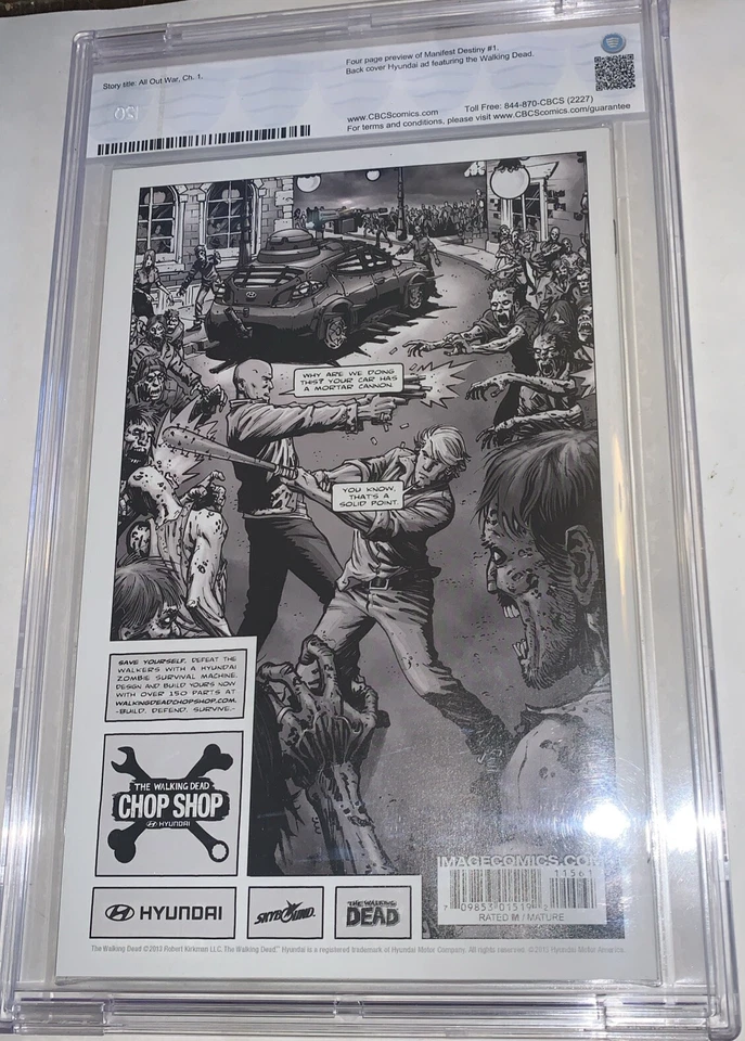 WALKING DEAD #115 CBCS 9.8 COMIC DE NUEVA YORK CON VARIANTE EXCLUSIVA DE NYCC RARO Foto 2 de 4